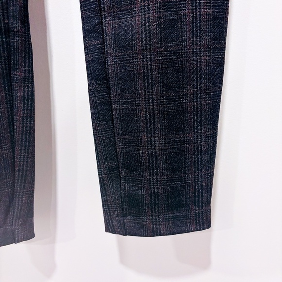 REITMANS Grey Stretch Skinny Pants with Subtle Plaid Pattern | Size 6 * - Picture 8 of 8